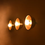 Three-light bathroom mirror wall fixture with horizontal bar design for wide and balanced room illumination