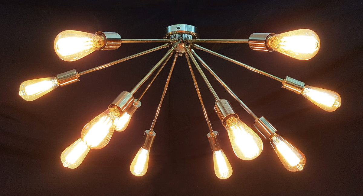 Tokyo Nova - Flush Mount Pendant Chandelier - 12 Lights - 32103