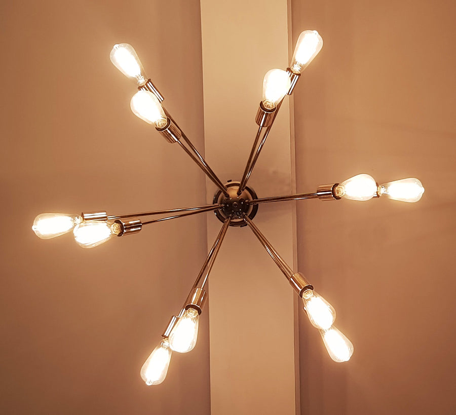 Tokyo Nova - Flush Mount Pendant Chandelier - 12 Lights - 32103