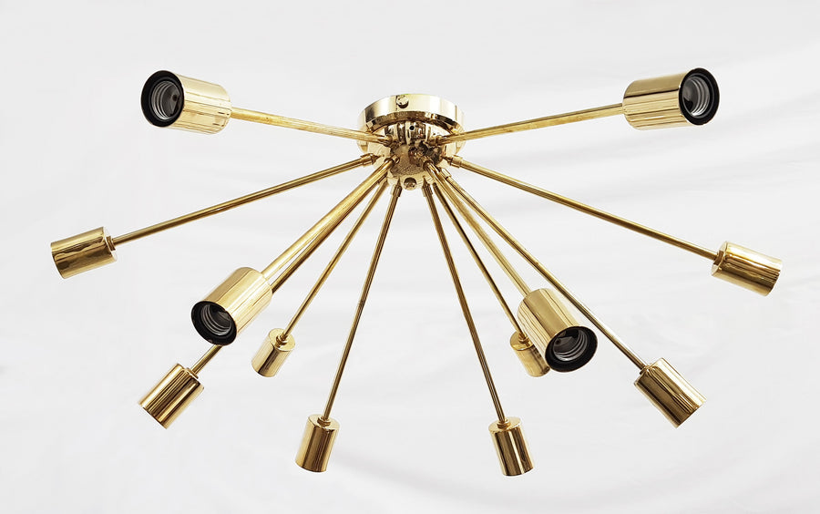 Tokyo Nova - Flush Mount Pendant Chandelier - 12 Lights - 32103