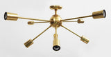 Rome Nova - Flush Mount Mid-century Chandelier - 8 Lights - 32106