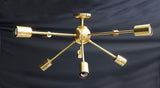 Rome Nova - Flush Mount Mid-century Chandelier - 8 Lights - 32106