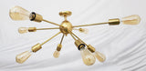 Rome Nova - Flush Mount Mid-century Chandelier - 8 Lights - 32106