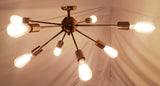 Rome Nova - Flush Mount Mid-century Chandelier - 8 Lights - 32106