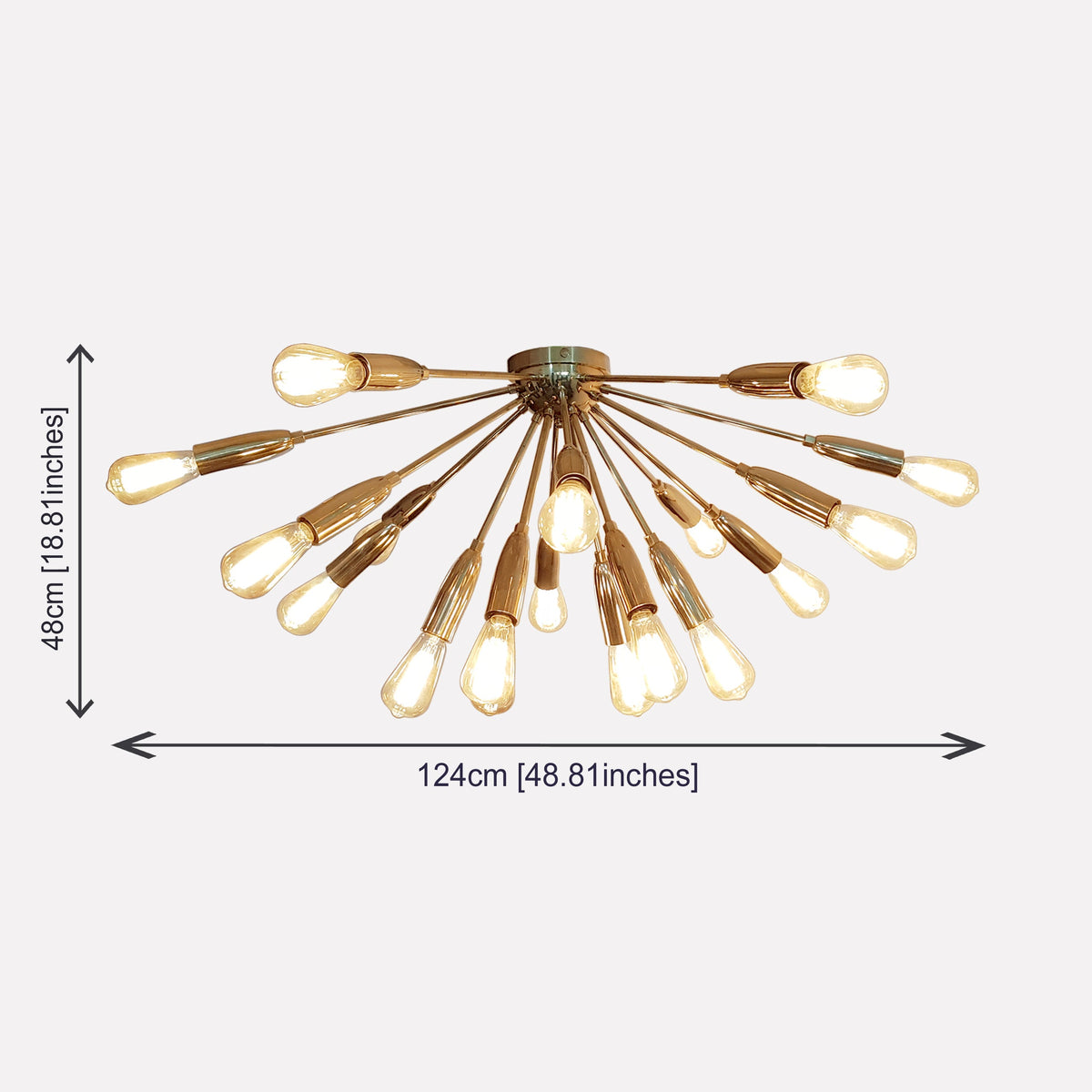 Cairo Nova - Flush Mount Chandelier - 18 Lights - 32108