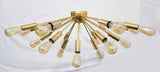 Lisbon Nova - Flush Mount Mid-century Chandelier - 18 Lights - 32120