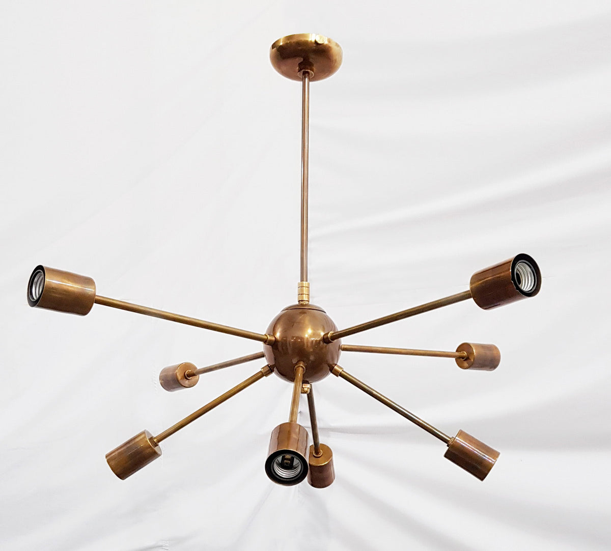 Stockholm Nova - Brass Chandelier - 8 Lights - 32129