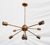 Stockholm Nova - Brass Chandelier - 8 Lights - 32129