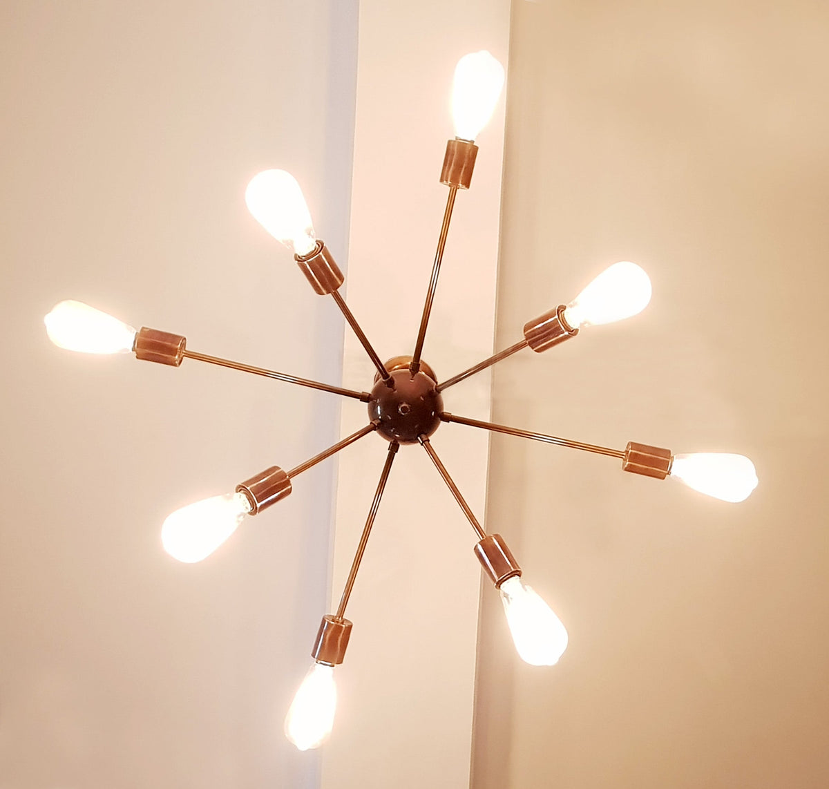 Stockholm Nova - Brass Chandelier - 8 Lights - 32129