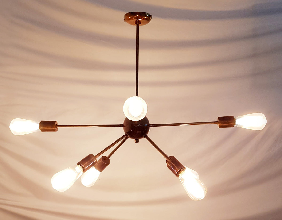 Stockholm Nova - Brass Chandelier - 8 Lights - 32129