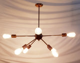 Stockholm Nova - Brass Chandelier - 8 Lights - 32129