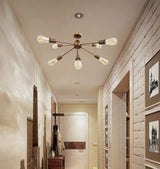 Prague Nova - Flush Mount Pendant Chandelier - 8 Lights - 32130