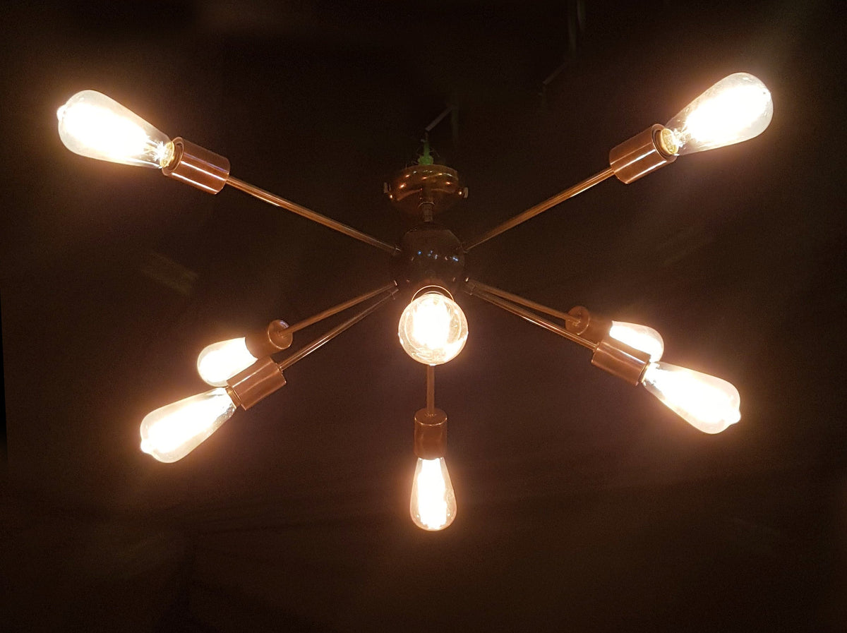 Prague Nova - Flush Mount Pendant Chandelier - 8 Lights - 32130