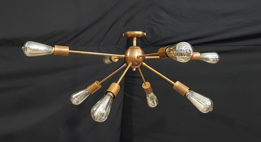 Prague Nova - Flush Mount Pendant Chandelier - 8 Lights - 32130