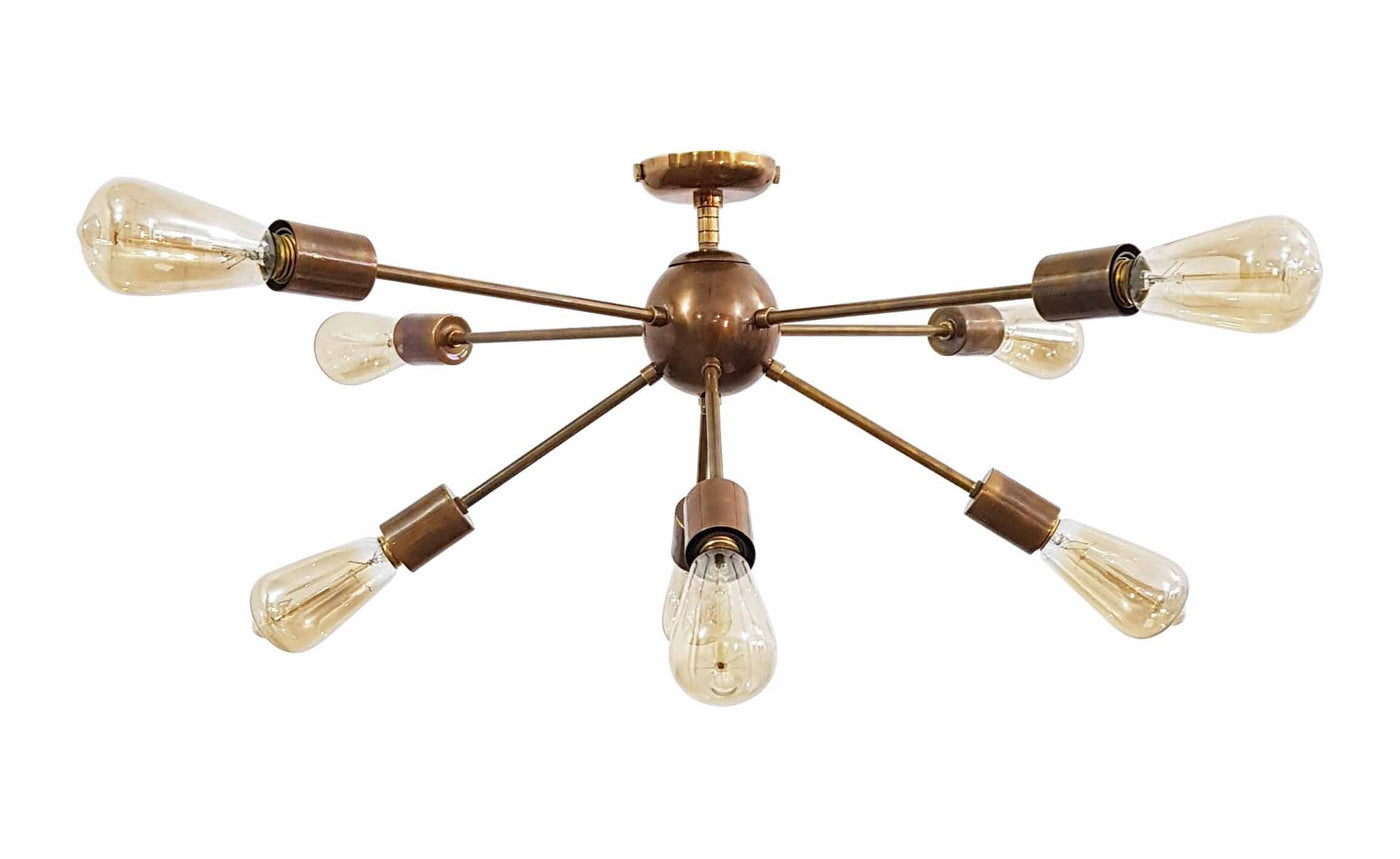 Prague Nova - Flush Mount Pendant Chandelier - 8 Lights - 32130