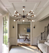Kyoto Nova - Brass Chandelier - 24 Lights - 32132