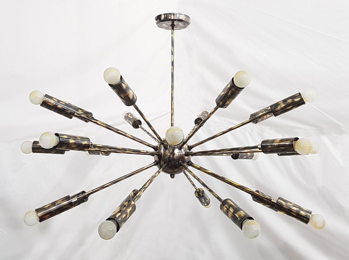 Kyoto Nova - Brass Chandelier - 24 Lights - 32132