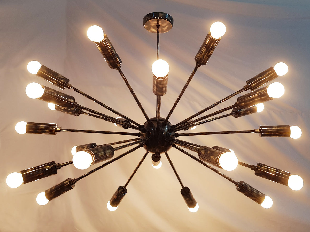Kyoto Nova - Brass Chandelier - 24 Lights - 32132