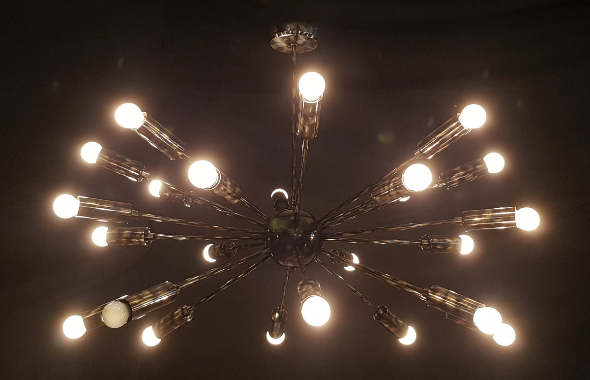 Kyoto Nova - Brass Chandelier - 24 Lights - 32132