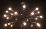 Kyoto Nova - Brass Chandelier - 24 Lights - 32132