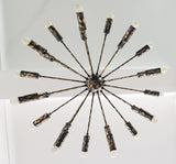 Kyoto Nova - Brass Chandelier - 24 Lights - 32132