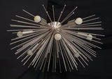 Milan Urchin - Flush Mount Mid-century Chandelier - 9 Lights - 32134