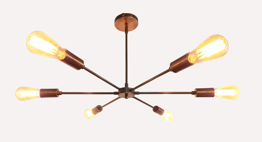 Oslo Vector - Ceiling Chandelier - 6 Lights - 32144