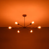 Kyoto Vector Mid-century Chandelier - 6 Lights - 32145
