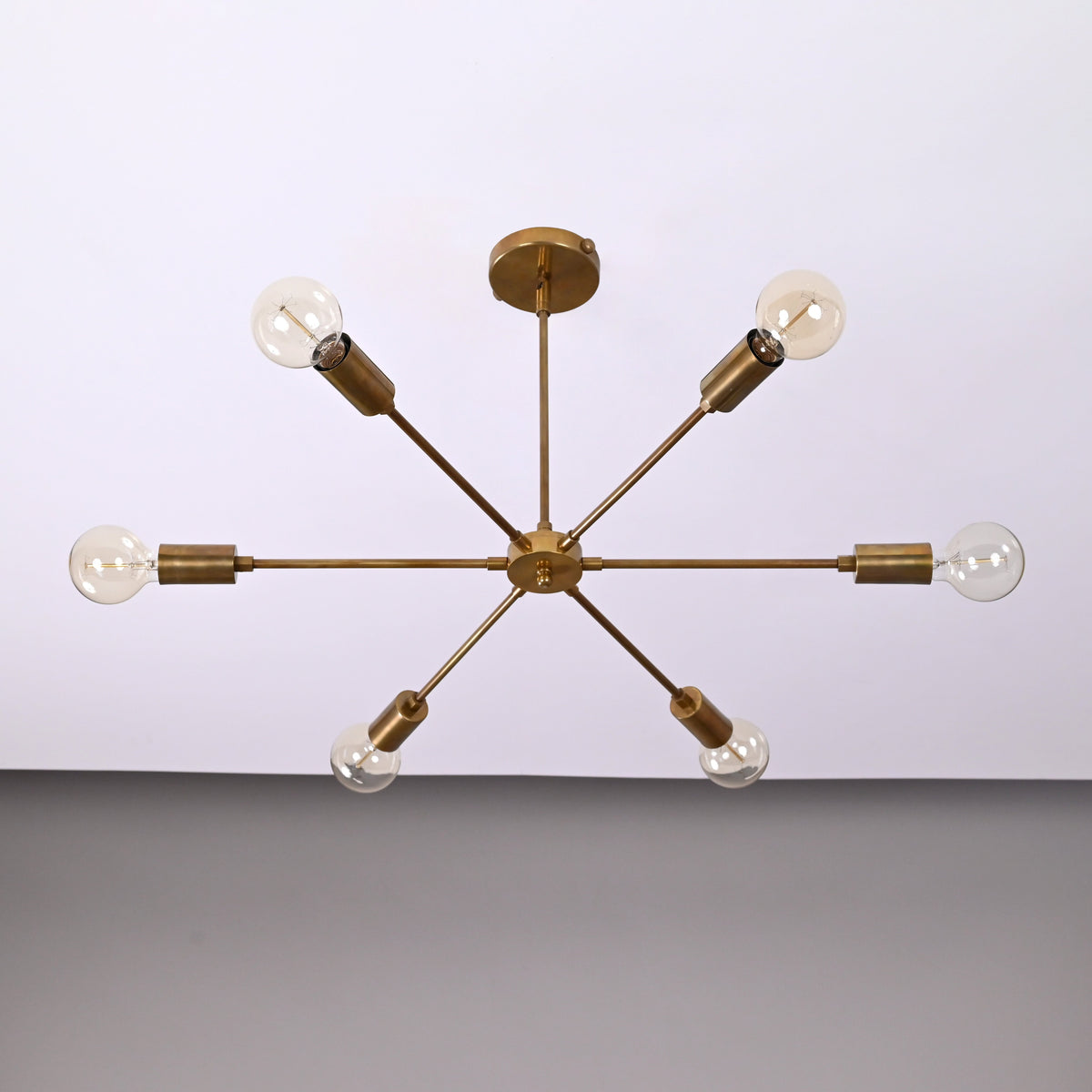 Kyoto Vector Mid-century Chandelier - 6 Lights - 32145