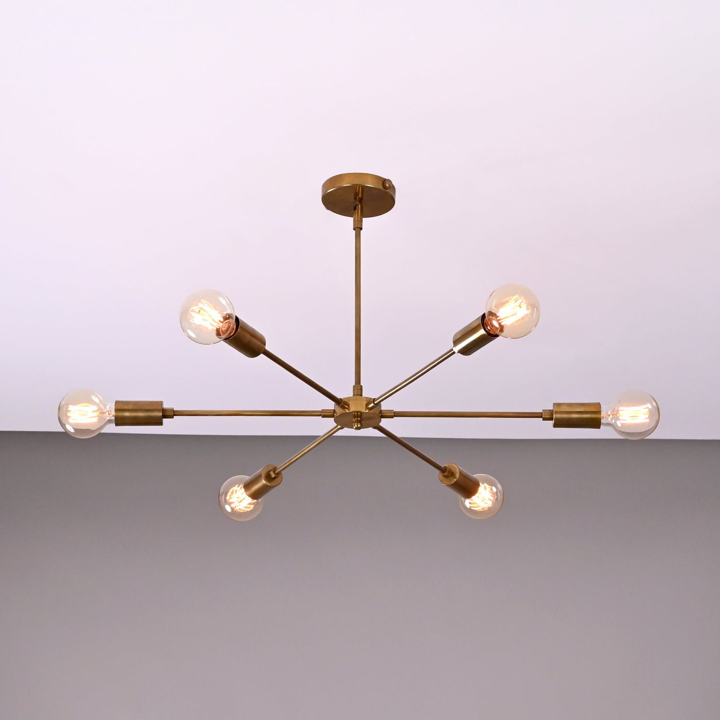 Kyoto Vector Mid-century Chandelier - 6 Lights - 32145