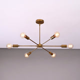 Kyoto Vector Mid-century Chandelier - 6 Lights - 32145