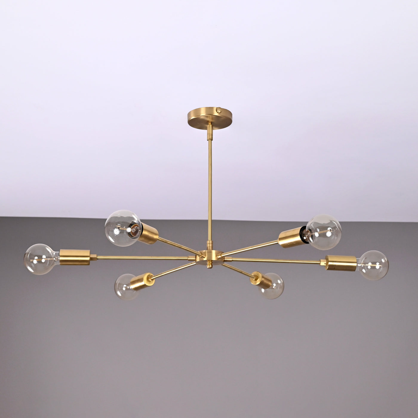 Vienna Vector - Brass Chandelier - 6 Lights - 32148