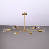 Vienna Vector - Brass Chandelier - 6 Lights - 32148