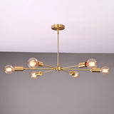 Vienna Vector - Brass Chandelier - 6 Lights - 32148