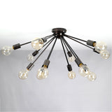 Milan Nova - Flush Mount Pendant Chandelier - 12 Lights - 32154