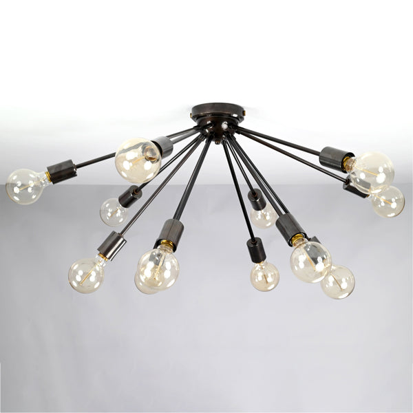 Milan Nova - Flush Mount Pendant Chandelier - 12 Lights - 32154