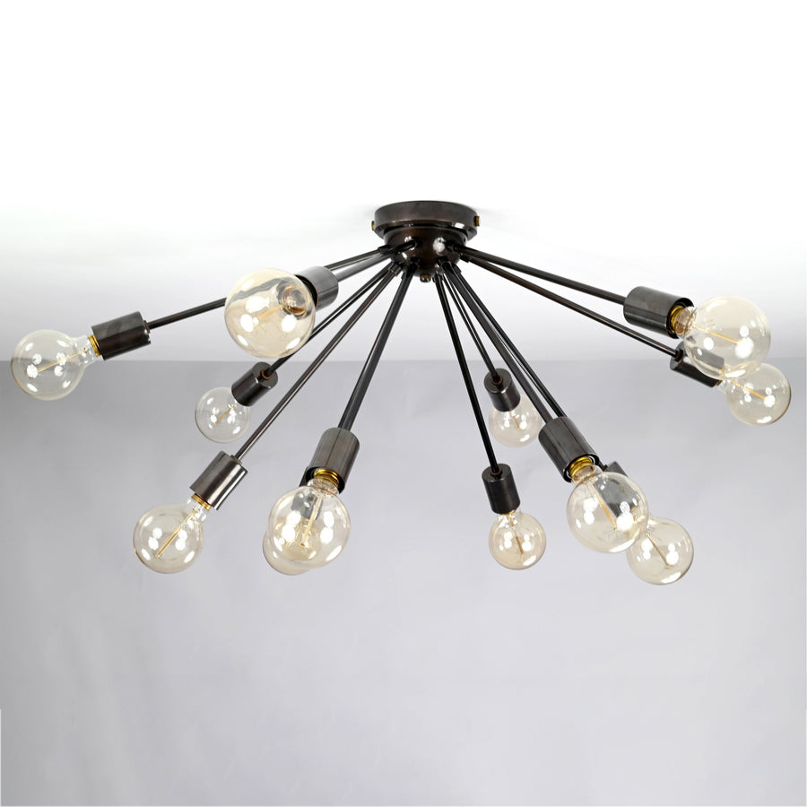 Milan Nova - Flush Mount Pendant Chandelier - 12 Lights - 32154