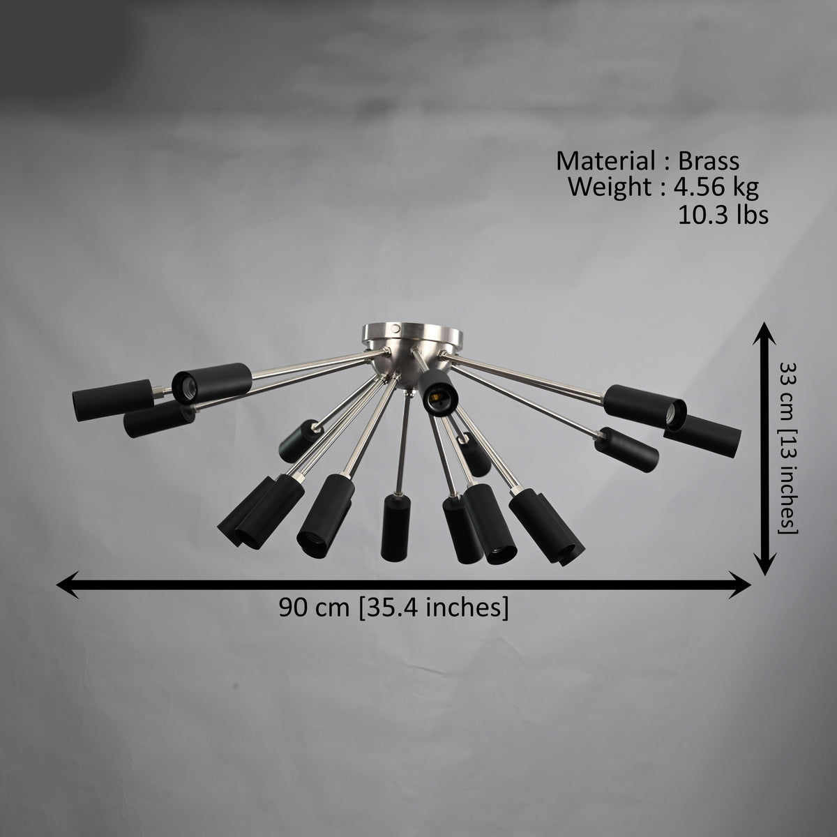 Oslo Nova - Flush Mount Chandelier - 16 Lights - 32157