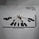 Oslo Nova - Flush Mount Chandelier - 16 Lights - 32157