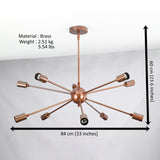 Kyoto Nova - Ceiling Chandelier - 10 Lights - 32158