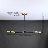 Copenhagen Vector - Chandelier - 8 Lights - 32199