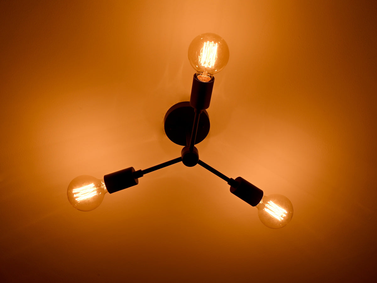 Barcelona Beacon Mid-century Chandelier - 3 Lights - 32206