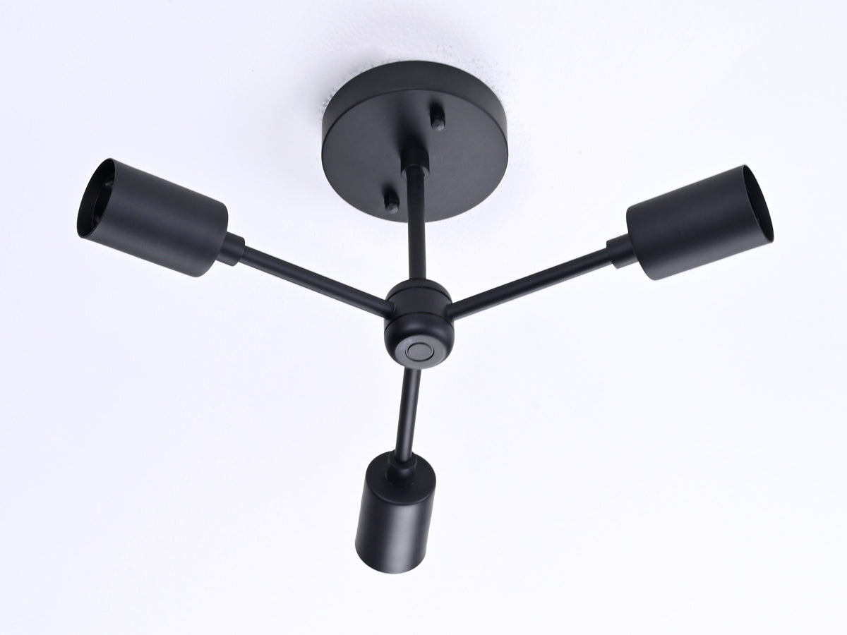 Barcelona Beacon Mid-century Chandelier - 3 Lights - 32206