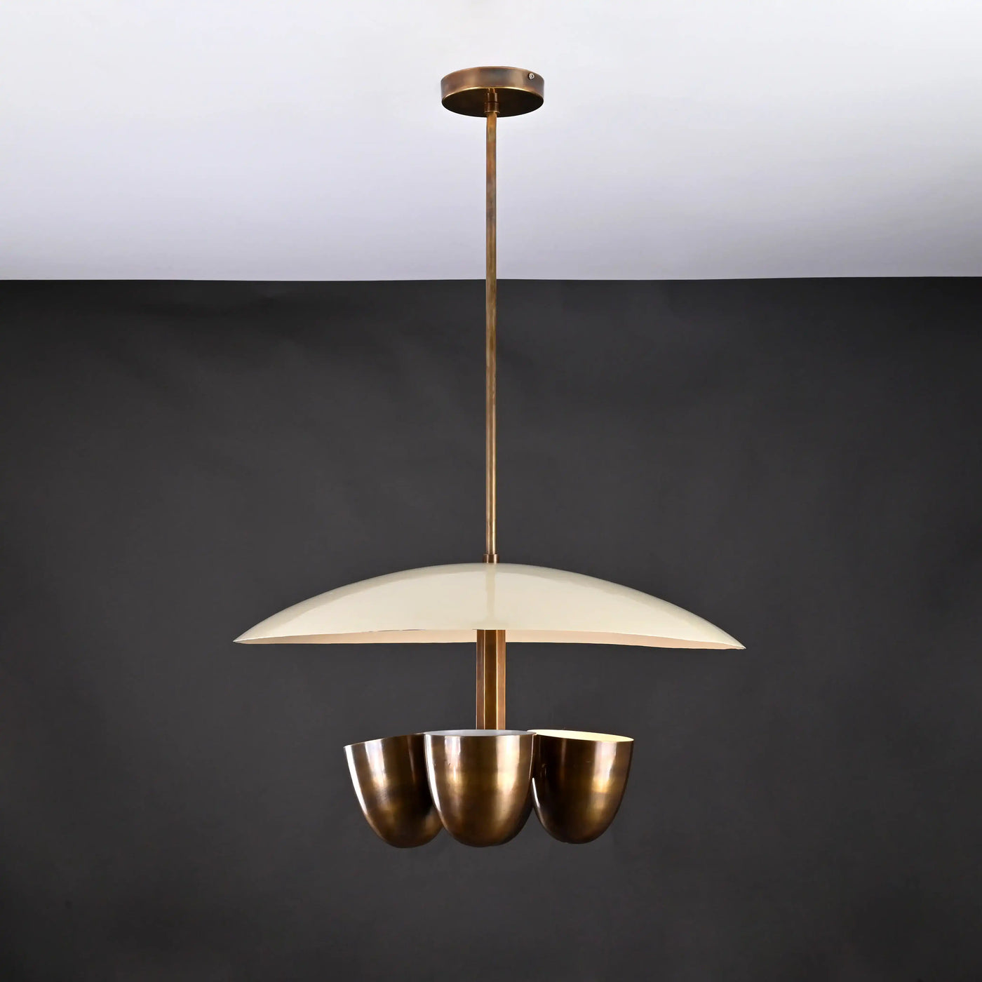 Barcelona Discus  -  Uplifting Ceiling Chandelier - 4 Lights - 32224