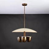 Barcelona Discus  -  Uplifting Ceiling Chandelier - 4 Lights - 32224