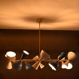 Monaco Pivot - Diabolo Mid-century Chandelier - 24 Lights - 32230