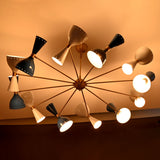 Monaco Pivot - Diabolo Mid-century Chandelier - 24 Lights - 32230