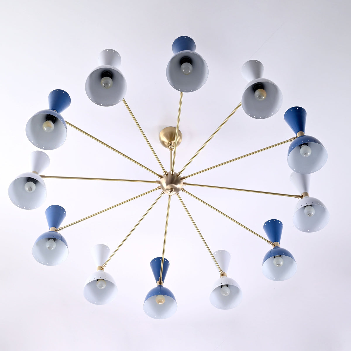 Monaco Pivot - Diabolo Mid-century Chandelier - 24 Lights - 32230