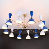Monaco Pivot - Diabolo Mid-century Chandelier - 24 Lights - 32230