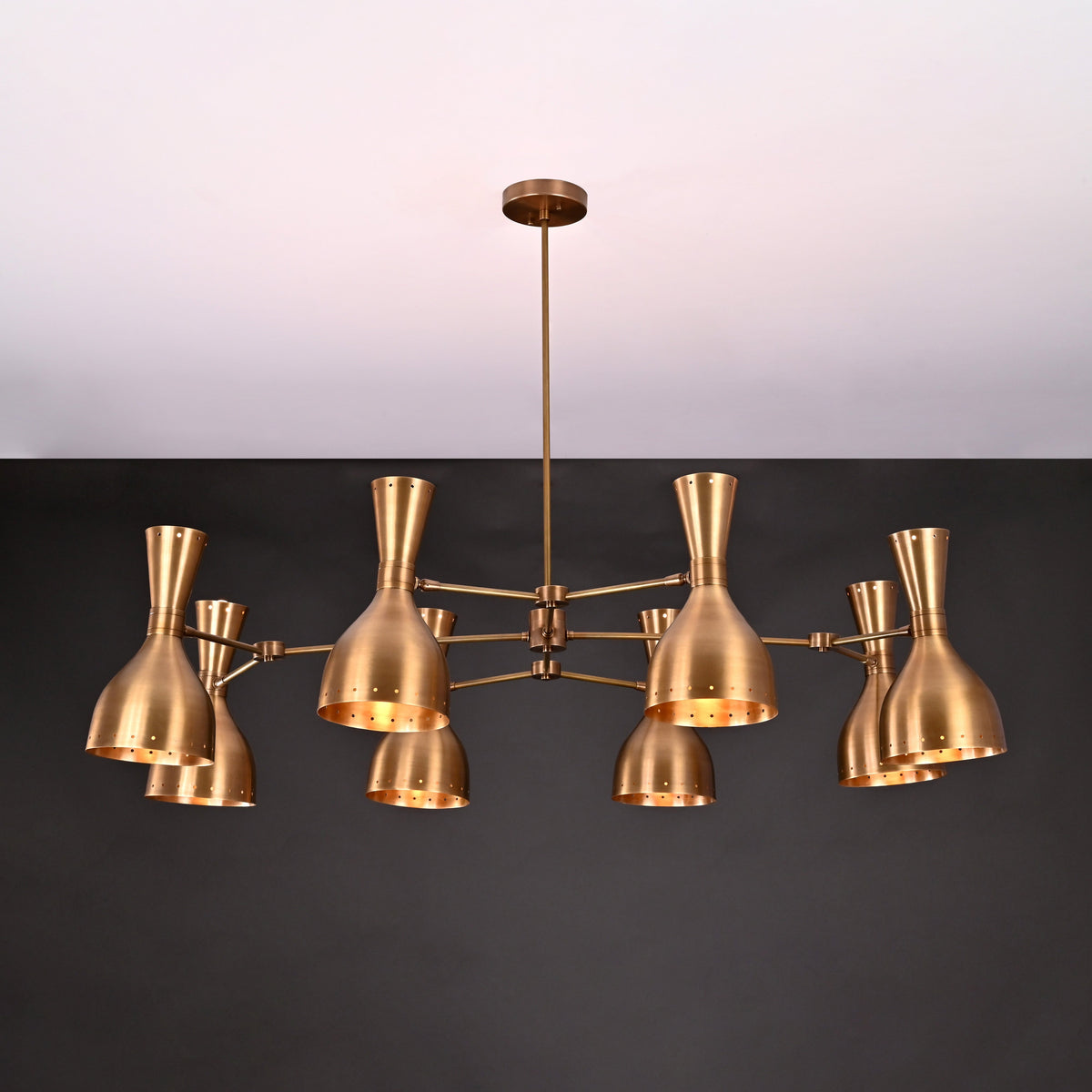 Barcelona Pivot - Diabolo Ceiling Chandelier - 16 Lights - 32236